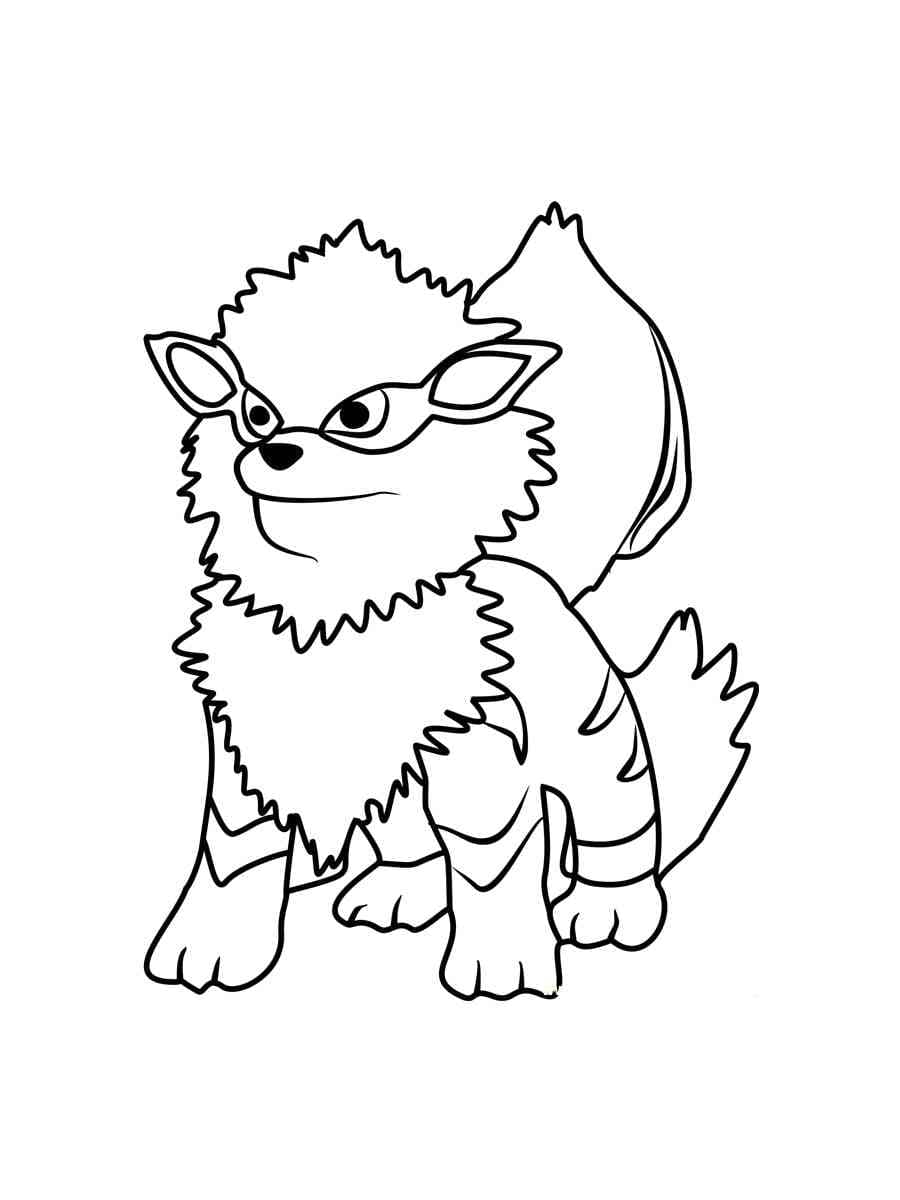 Desenho gratuito Arcanine #181816 da colecao Videogames para imprimir