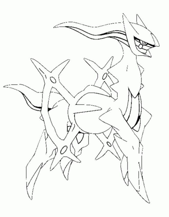 Desenho gratuito Arceus #181847 da colecao Videogames para imprimir