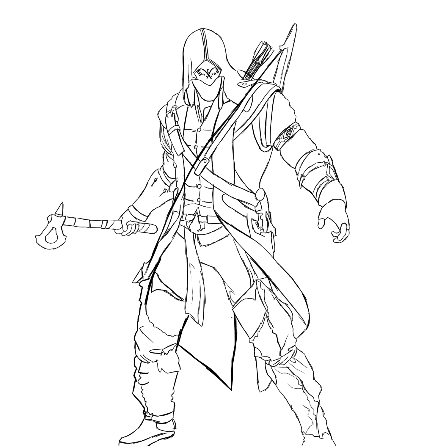 Desenho gratuito Assassin's Creed #111930 da colecao Videogames para imprimir