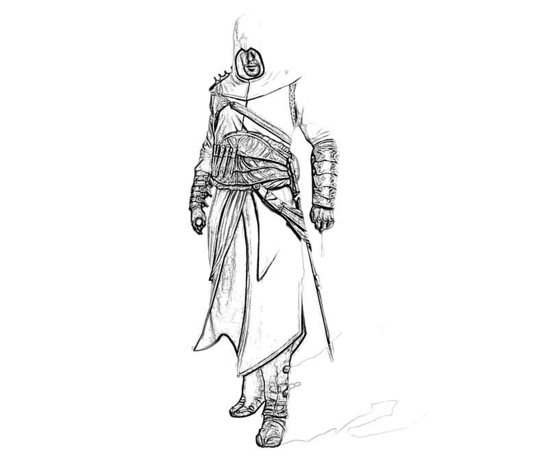 Desenho gratuito Assassin's Creed #111937 da colecao Videogames para imprimir