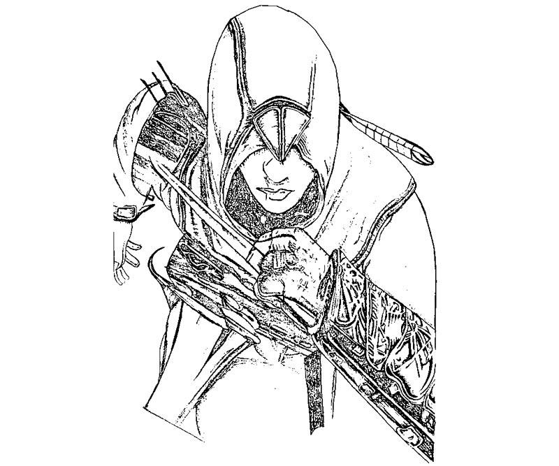 Desenho gratuito Assassin's Creed #111945 da colecao Videogames para imprimir
