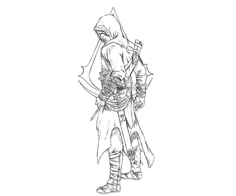 Desenho gratuito Assassin's Creed #111946 da colecao Videogames para imprimir