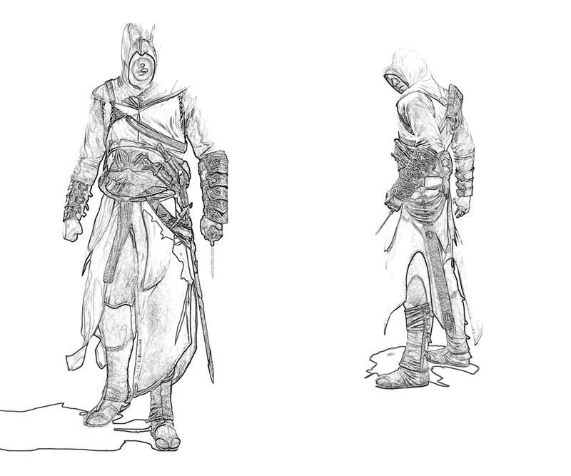 Desenho gratuito Assassin's Creed #111958 da colecao Videogames para imprimir