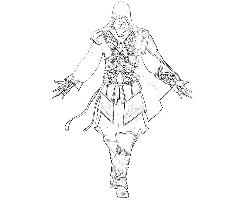 Desenho gratuito Assassin's Creed #111989 da colecao Videogames para imprimir