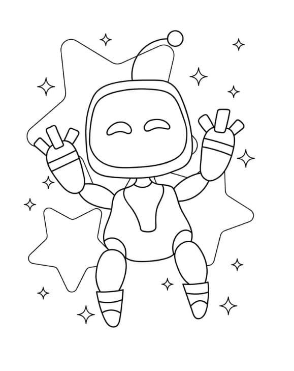 Desenho gratuito Astro Bot #221839 da colecao Videogames para imprimir