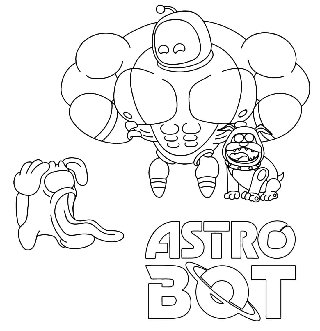 Desenho gratuito Astro Bot #221841 da colecao Videogames para imprimir