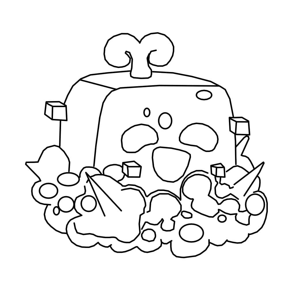 Desenho gratuito Blox Fruits #209705 da colecao Videogames para imprimir