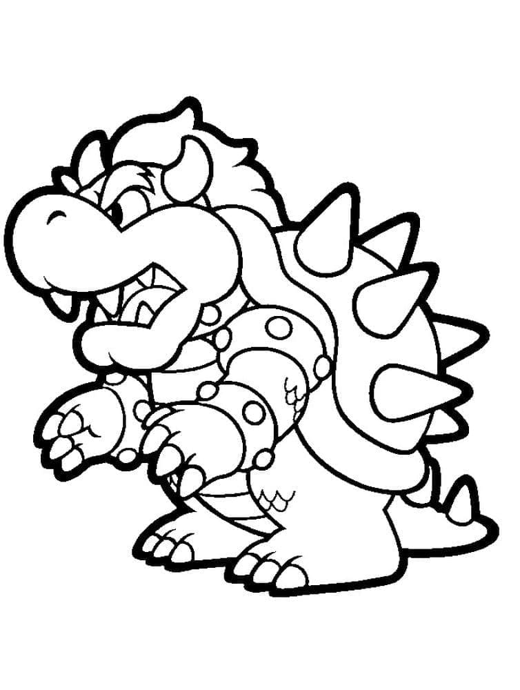 Desenho gratuito Bowser #195979 da colecao Videogames para imprimir