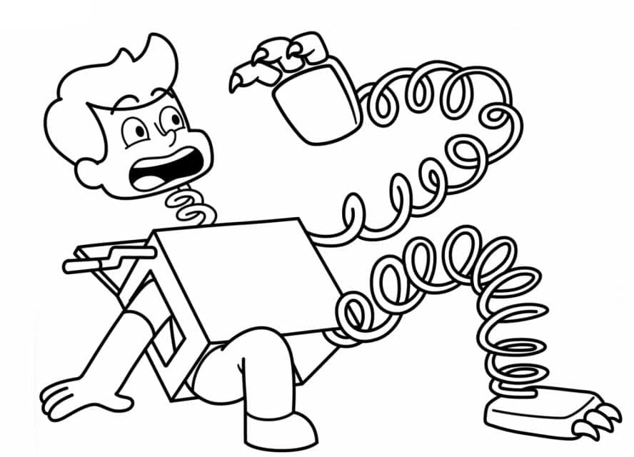 Desenho gratuito Boxy Boo #211908 da colecao Videogames para imprimir