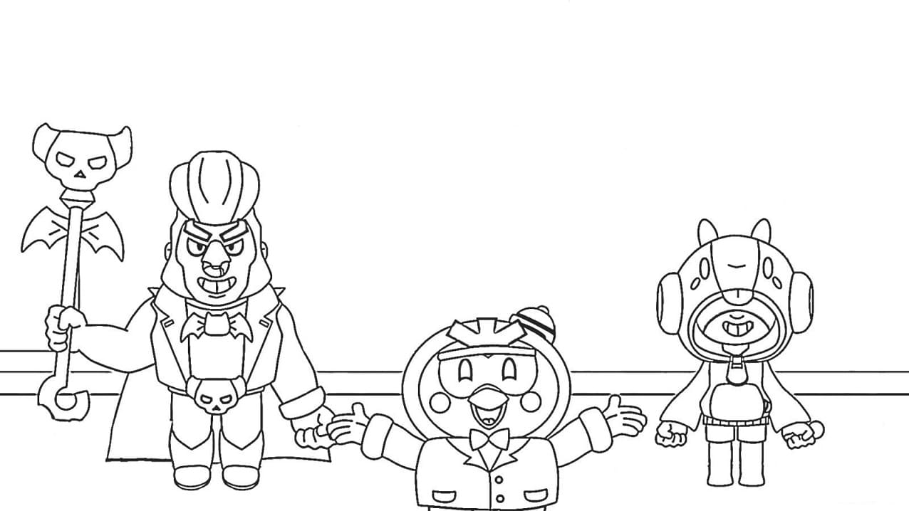 Desenho gratuito Brawl Stars #175456 da colecao Videogames para imprimir