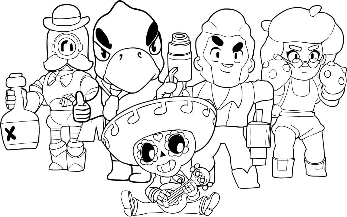 Desenho gratuito Brawl Stars #175457 da colecao Videogames para imprimir