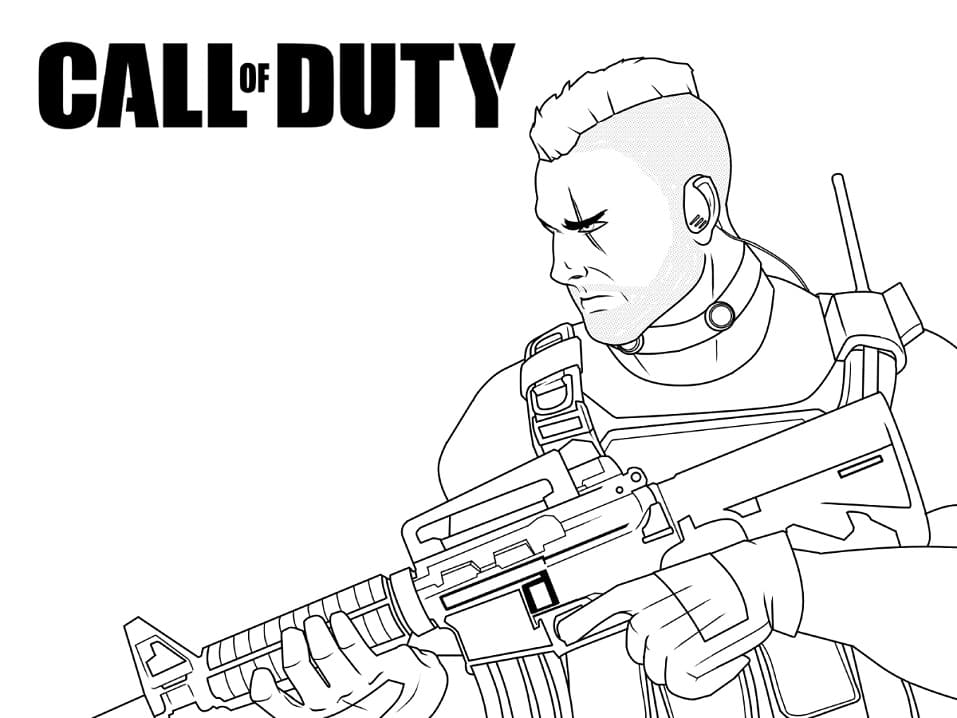 Desenho gratuito Call of Duty #199005 da colecao Videogames para imprimir