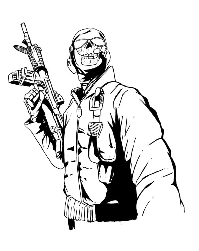 Desenho gratuito Call of Duty #199008 da colecao Videogames para imprimir