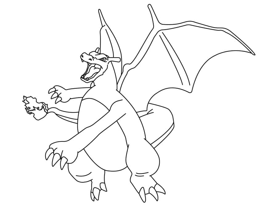 Desenho gratuito Charizard #179546 da colecao Videogames para imprimir