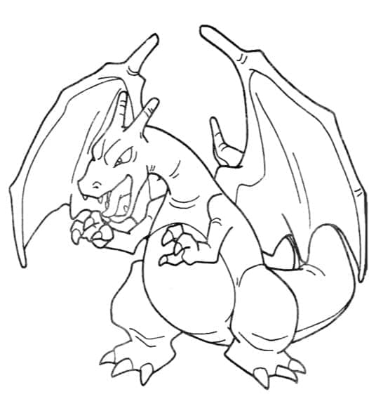 Desenho gratuito Charizard #179560 da colecao Videogames para imprimir