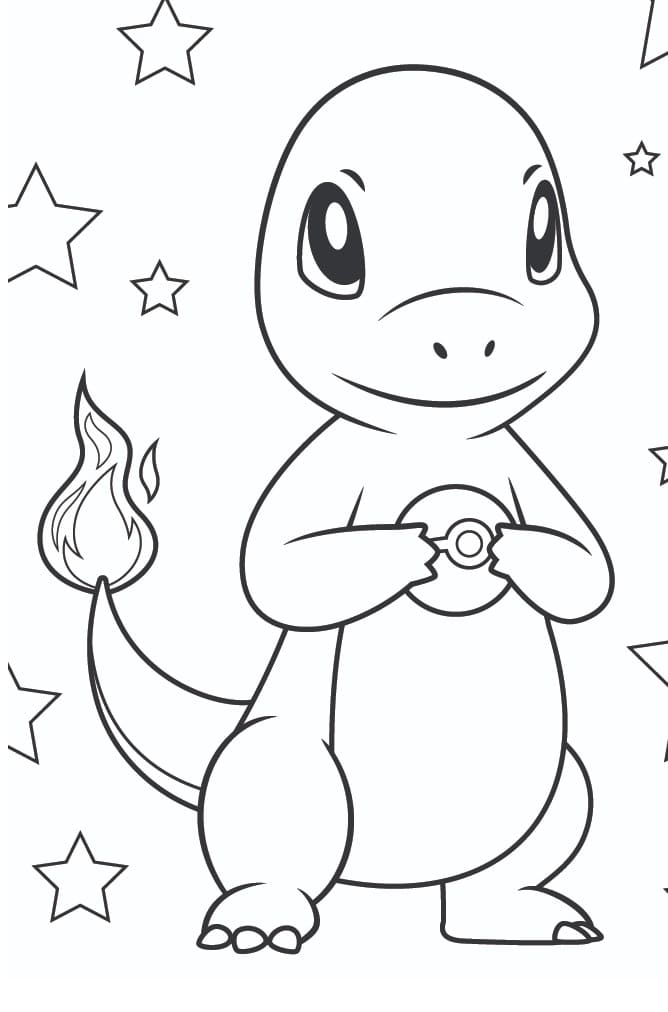 Desenho gratuito Charmander #178744 da colecao Videogames para imprimir