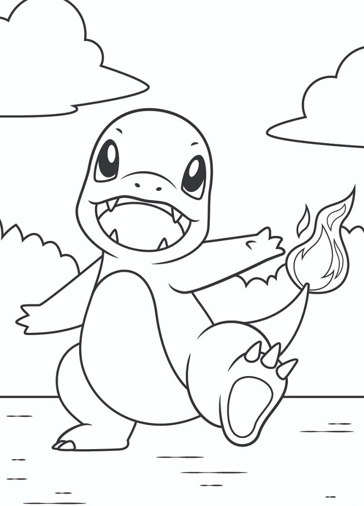 Desenho gratuito Charmander #178745 da colecao Videogames para imprimir Desenho gratuito Charmander #178745 da colecao Videogames para imprimir