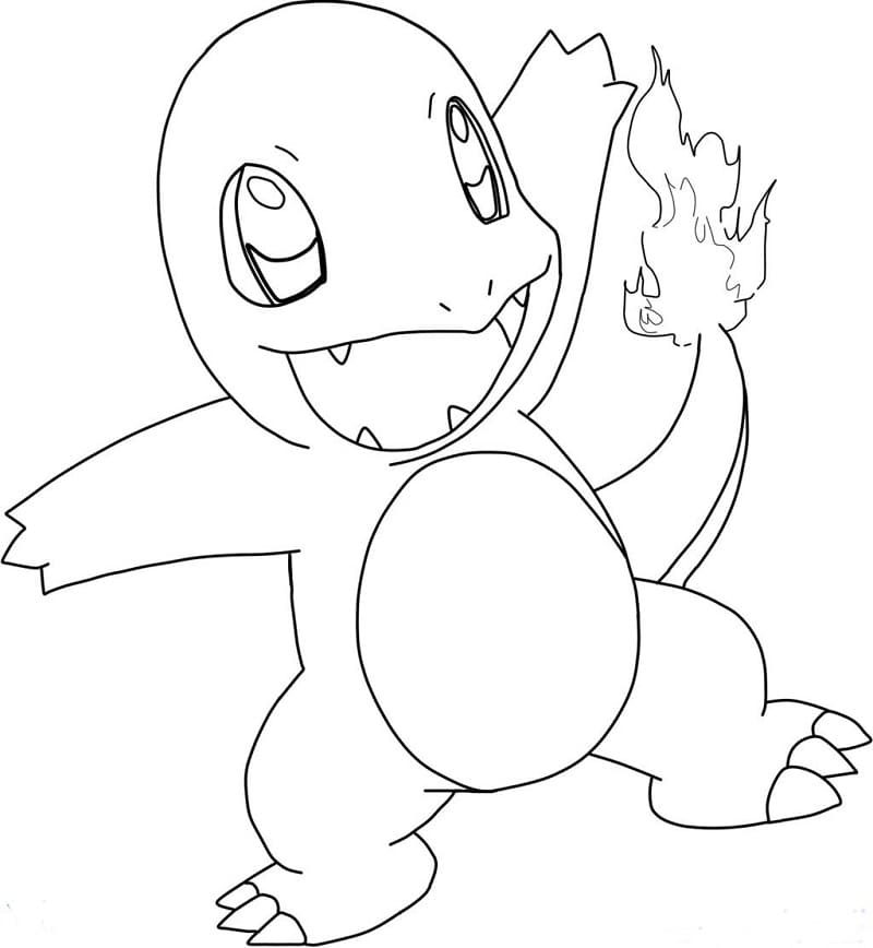 Desenho gratuito Charmander #178750 da colecao Videogames para imprimir