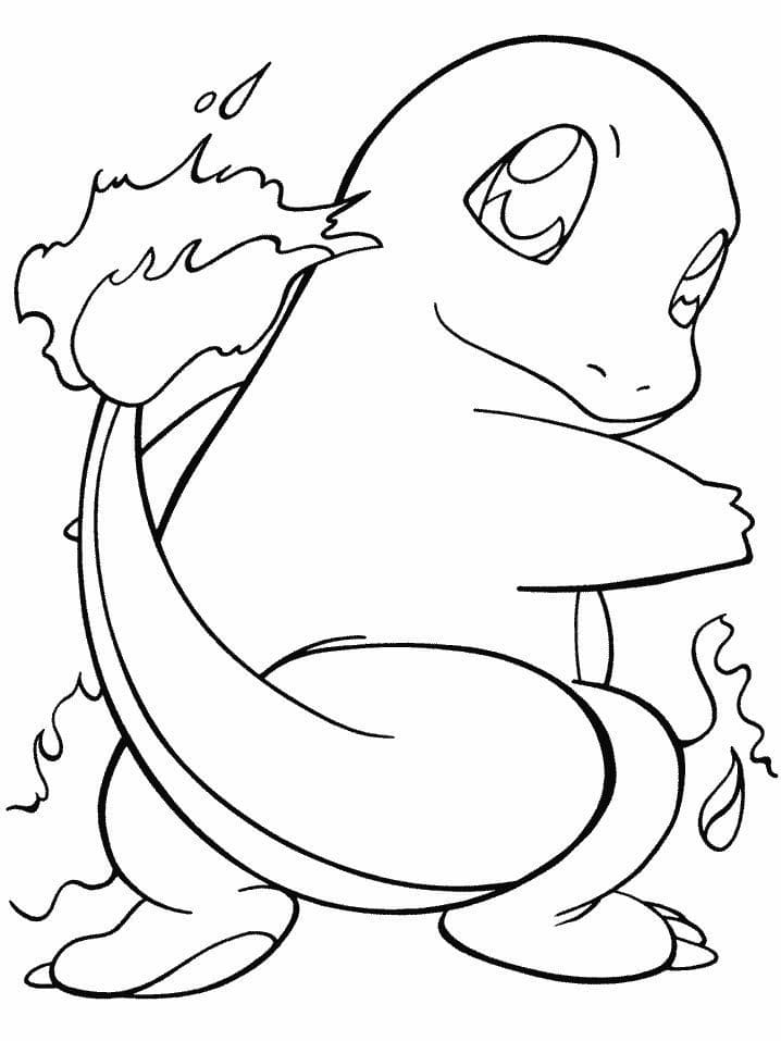 Desenho gratuito Charmander #178756 da colecao Videogames para imprimir