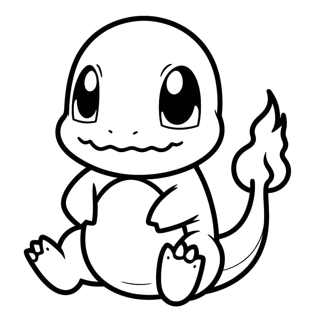 Desenho gratuito Charmander #219016 da colecao Videogames para imprimir