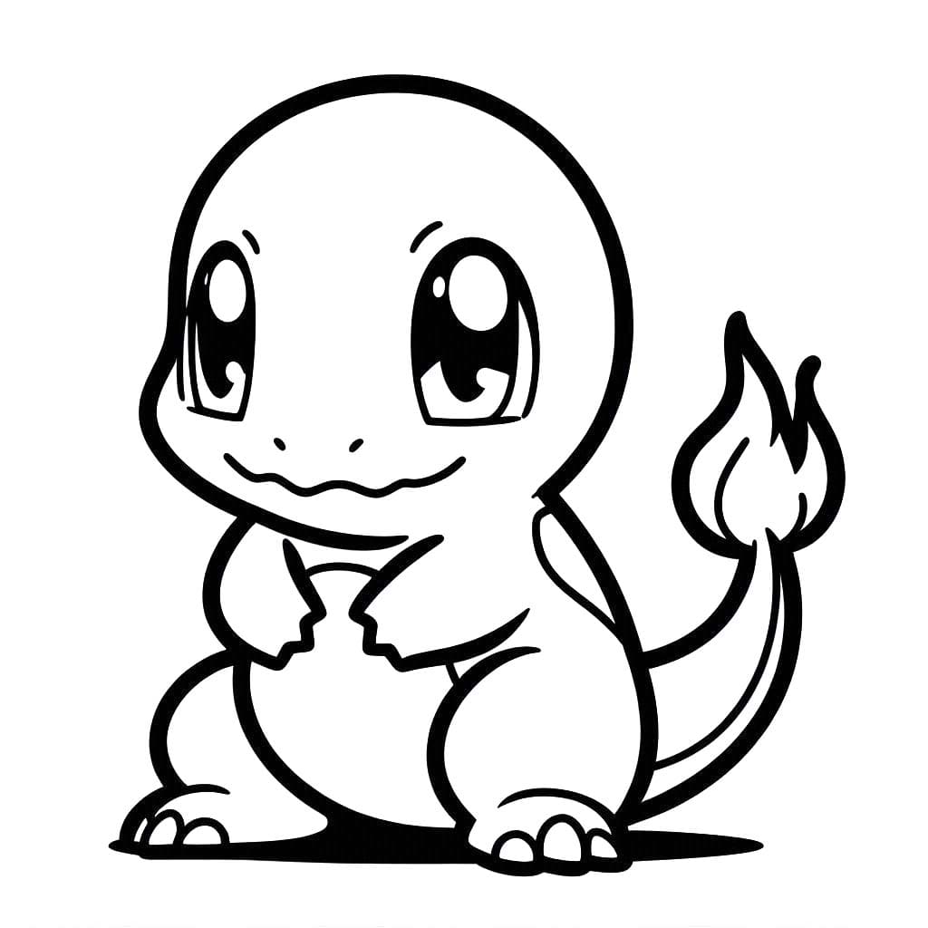 Desenho gratuito Charmander #219019 da colecao Videogames para imprimir