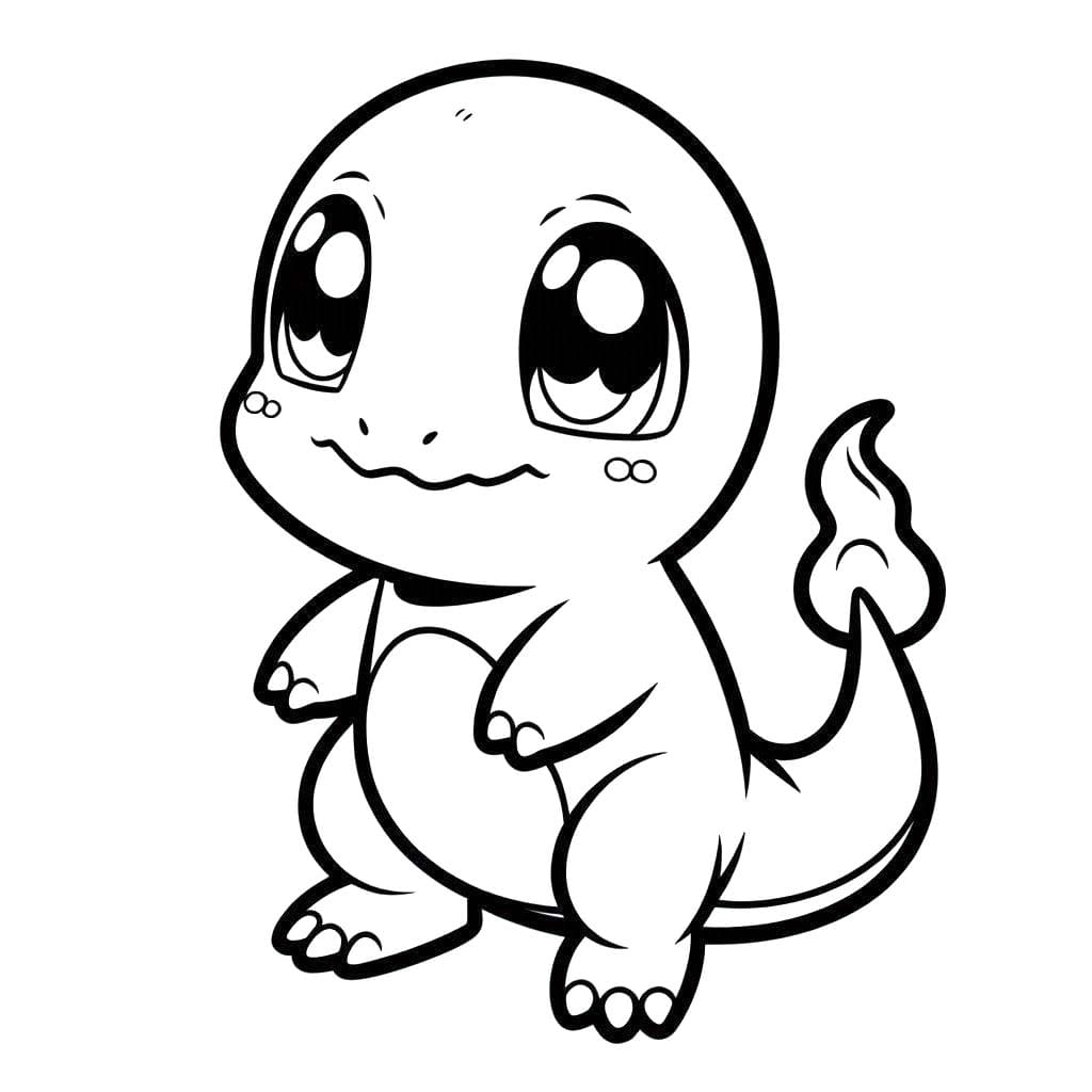 Desenho gratuito Charmander #219031 da colecao Videogames para imprimir