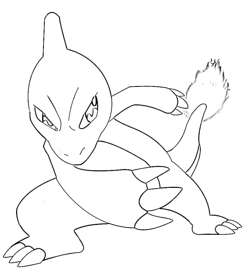 Desenho gratuito Charmeleon #218927 da colecao Videogames para imprimir