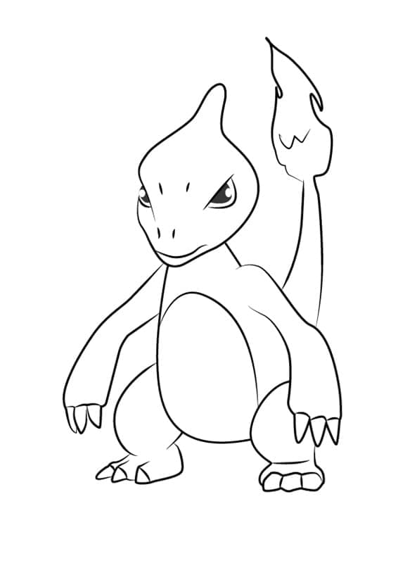 Desenho gratuito Charmeleon #218931 da colecao Videogames para imprimir