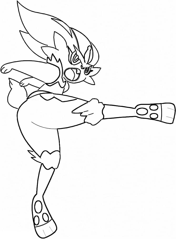 Página para colorir: Cinderace (Videogames) #219148 - Páginas para Colorir Imprimíveis Gratuitamente