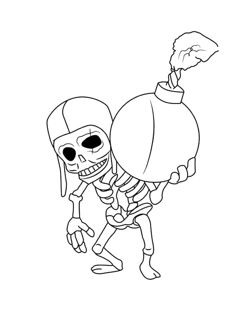 Desenho de Clash Royale #200926 para colorir, da coleção Videogames, imprimível grátis