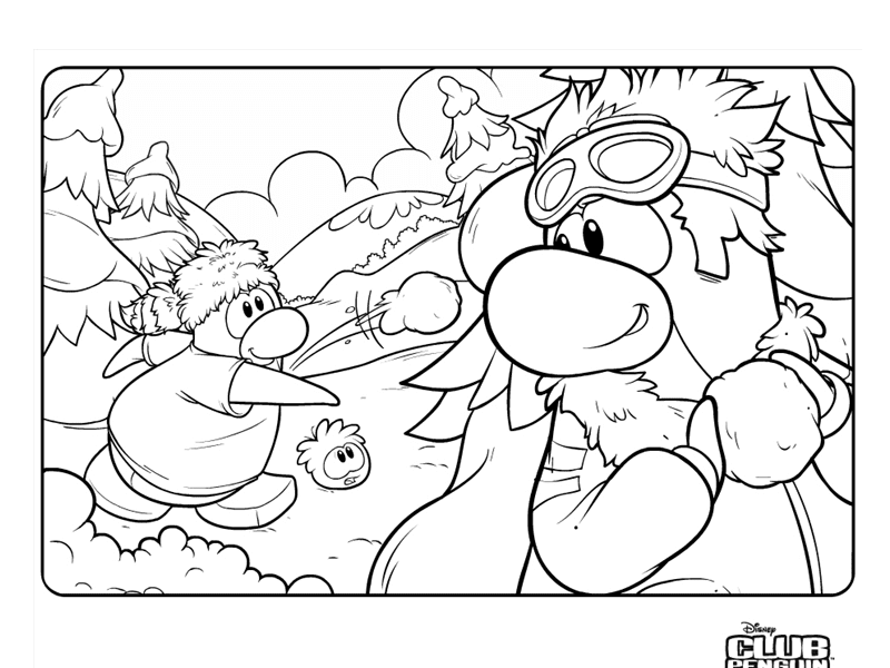 Desenho gratuito Club Penguin #170327 da colecao Videogames para imprimir