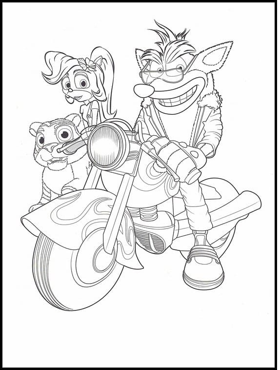 Desenho gratuito Crash Bandicoot #219818 da colecao Videogames para imprimir