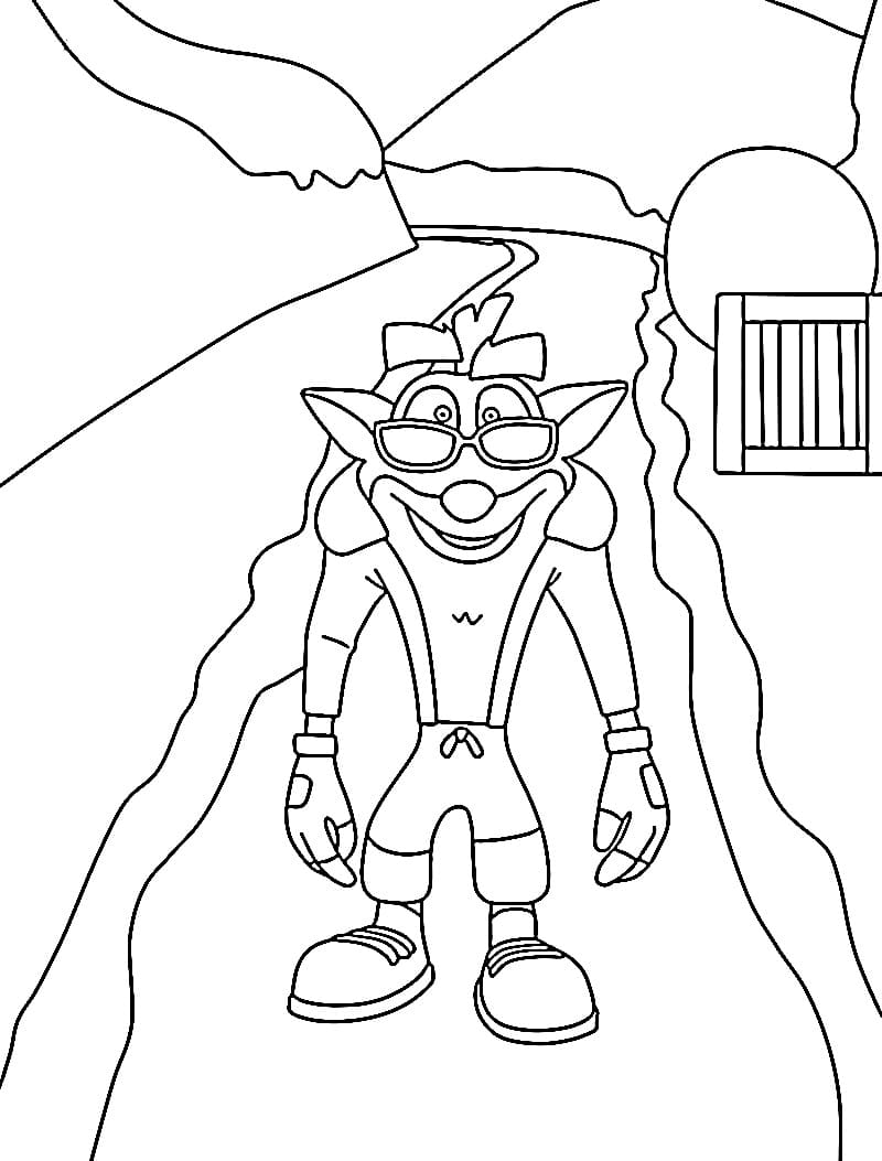 Desenho gratuito Crash Bandicoot #219828 da colecao Videogames para imprimir