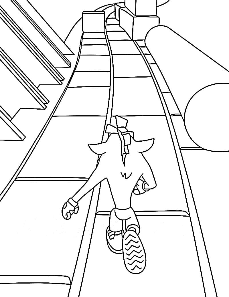 Desenho gratuito Crash Bandicoot #219829 da colecao Videogames para imprimir