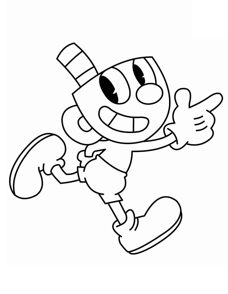 Desenho gratuito Cuphead #185098 da colecao Videogames para imprimir