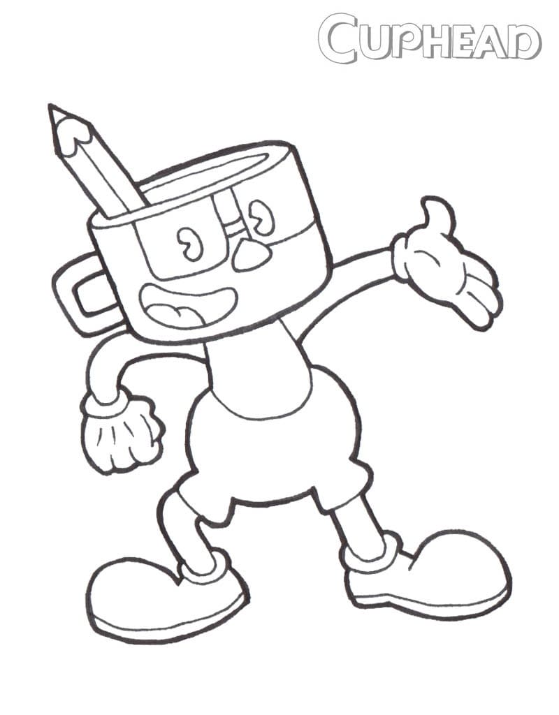 Desenho gratuito Cuphead #185099 da colecao Videogames para imprimir