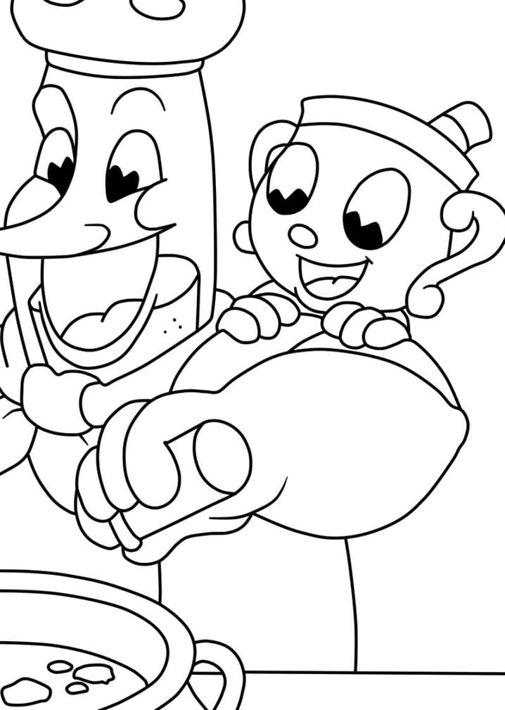 Desenho gratuito Cuphead #185101 da colecao Videogames para imprimir