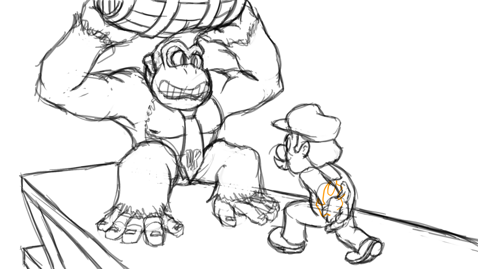 Página para colorir: Donkey Kong (Videogames) #112179 - Páginas para Colorir Imprimíveis Gratuitamente
