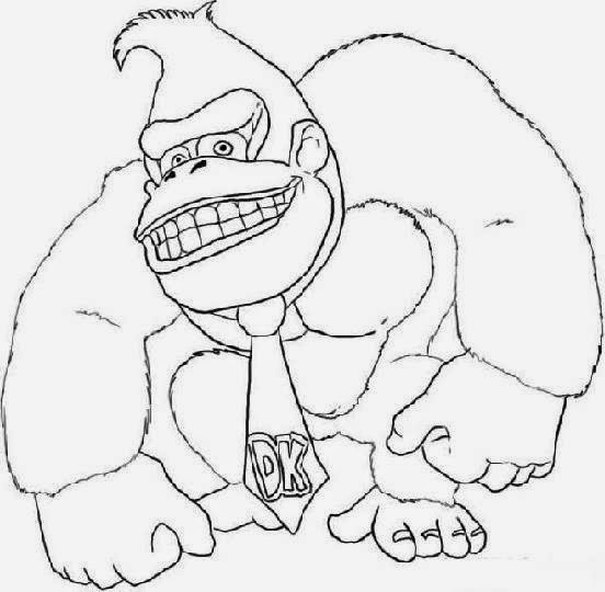 Página para colorir: Donkey Kong (Videogames) #112200 - Páginas para Colorir Imprimíveis Gratuitamente