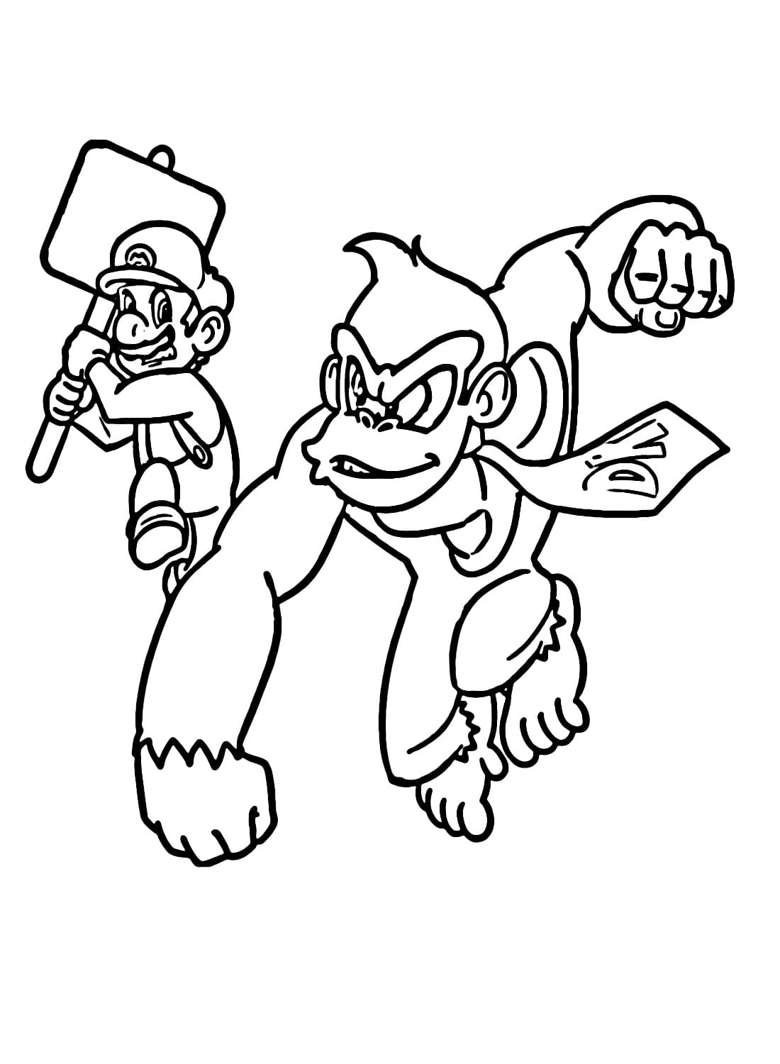 Desenho gratuito Donkey Kong #186366 da colecao Videogames para imprimir