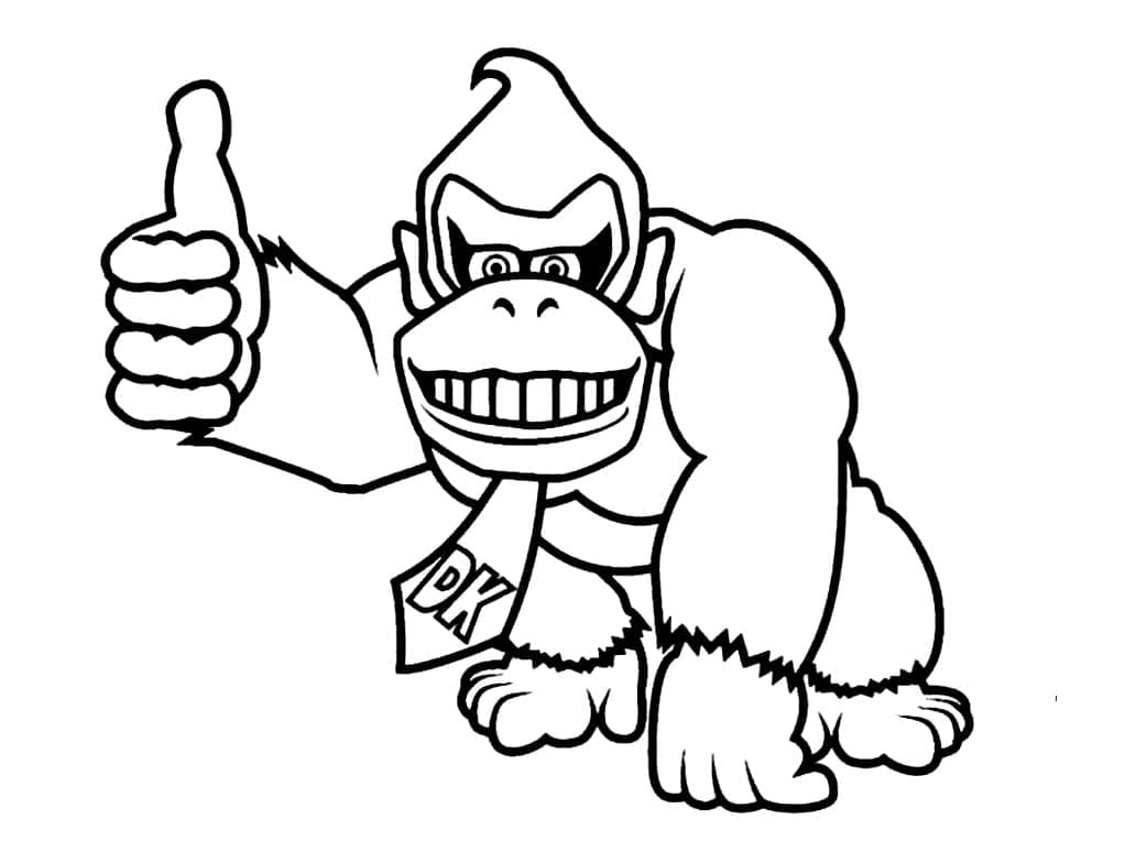 Desenho gratuito Donkey Kong #186370 da colecao Videogames para imprimir