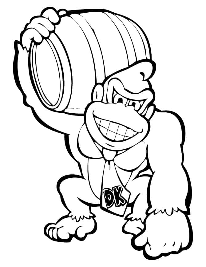 Desenho gratuito Donkey Kong #186372 da colecao Videogames para imprimir