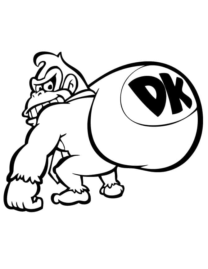 Desenho gratuito Donkey Kong #186378 da colecao Videogames para imprimir