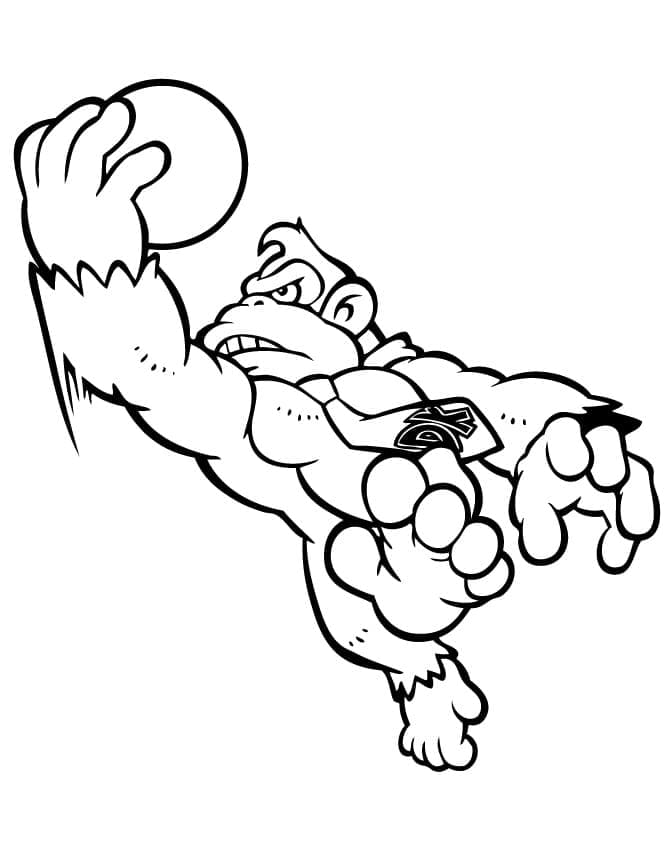 Desenho gratuito Donkey Kong #186381 da colecao Videogames para imprimir