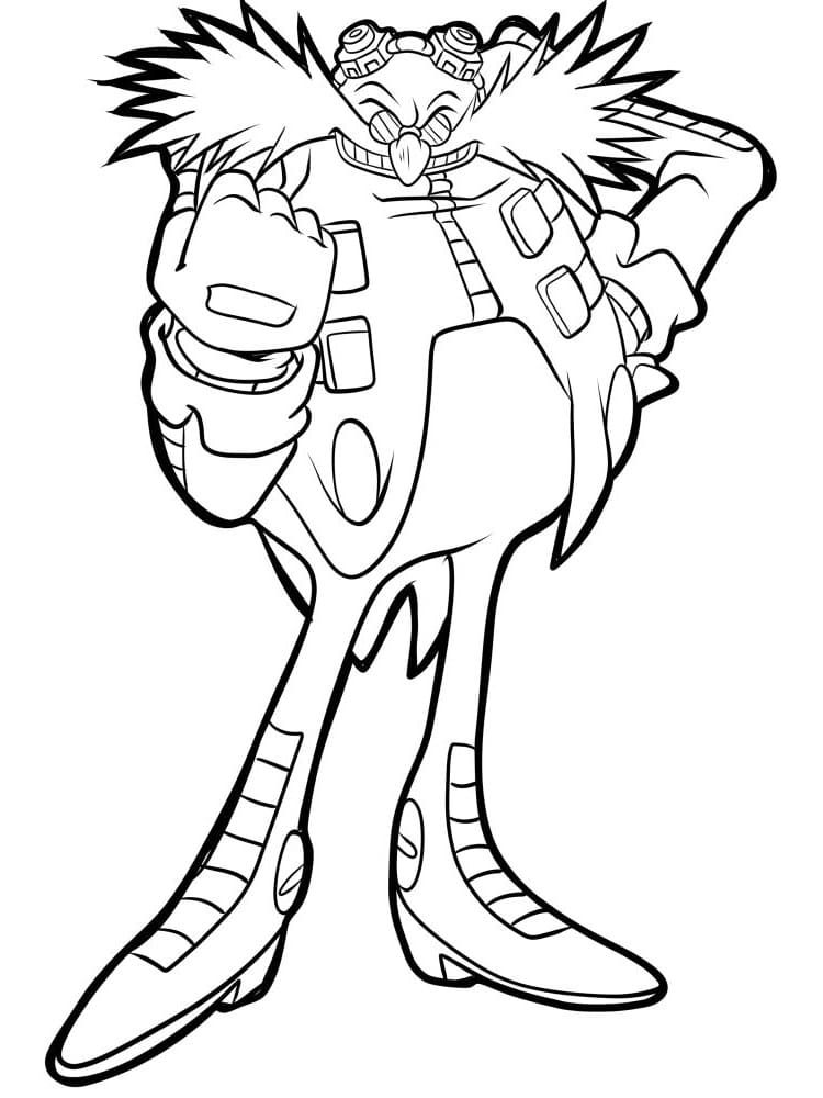 Desenho de Dr. Eggman #187986 para colorir, da coleção Videogames, imprimível grátis Desenho de Dr. Eggman #187986 para colorir, da coleção Videogames, imprimível grátis