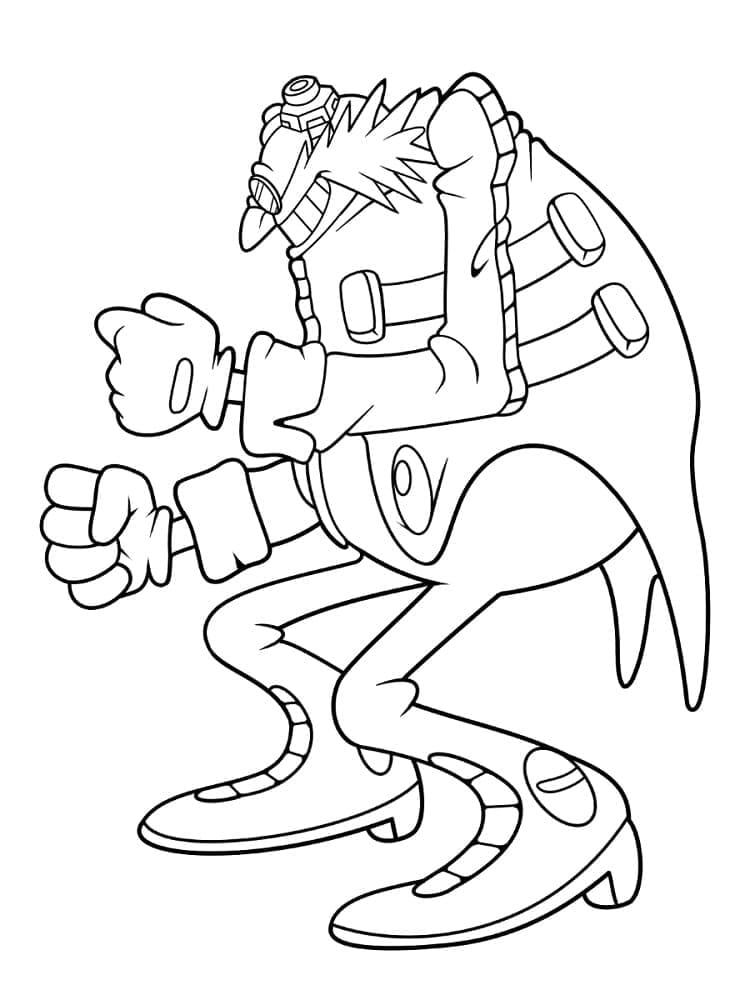 Desenho gratuito Dr. Eggman #187990 da colecao Videogames para imprimir