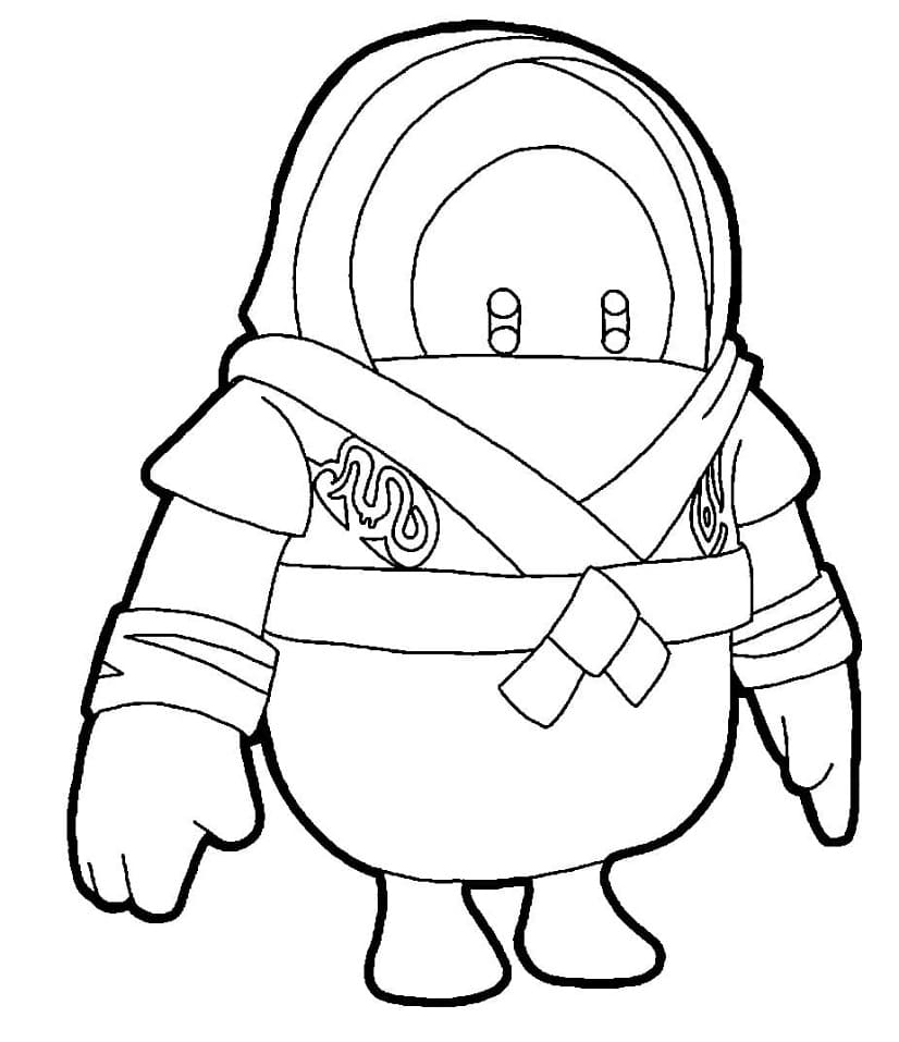 Desenho gratuito Fall Guys #186845 da colecao Videogames para imprimir
