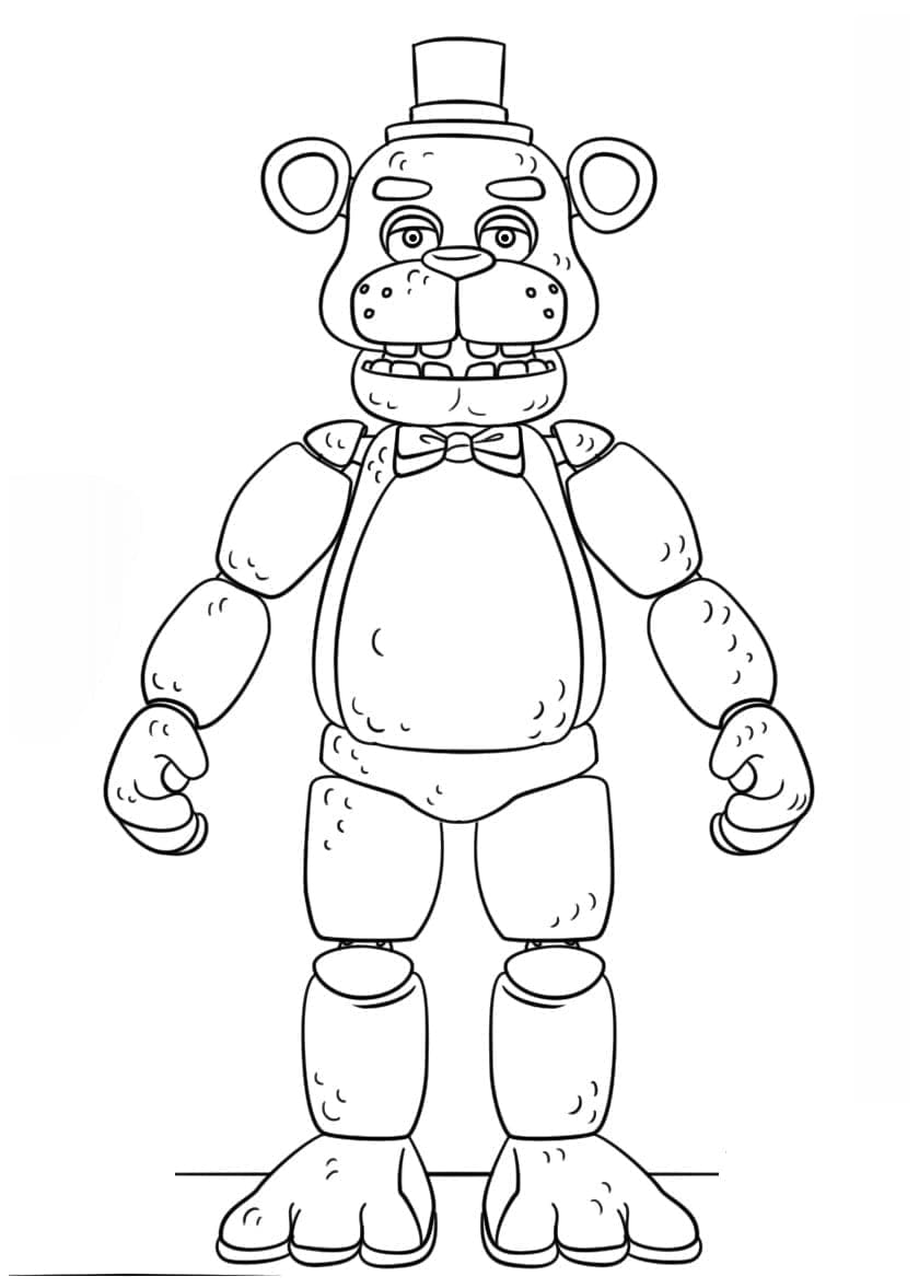Desenho gratuito Five Nights at Freddy’s (FNAF) #199640 da colecao Videogames para imprimir