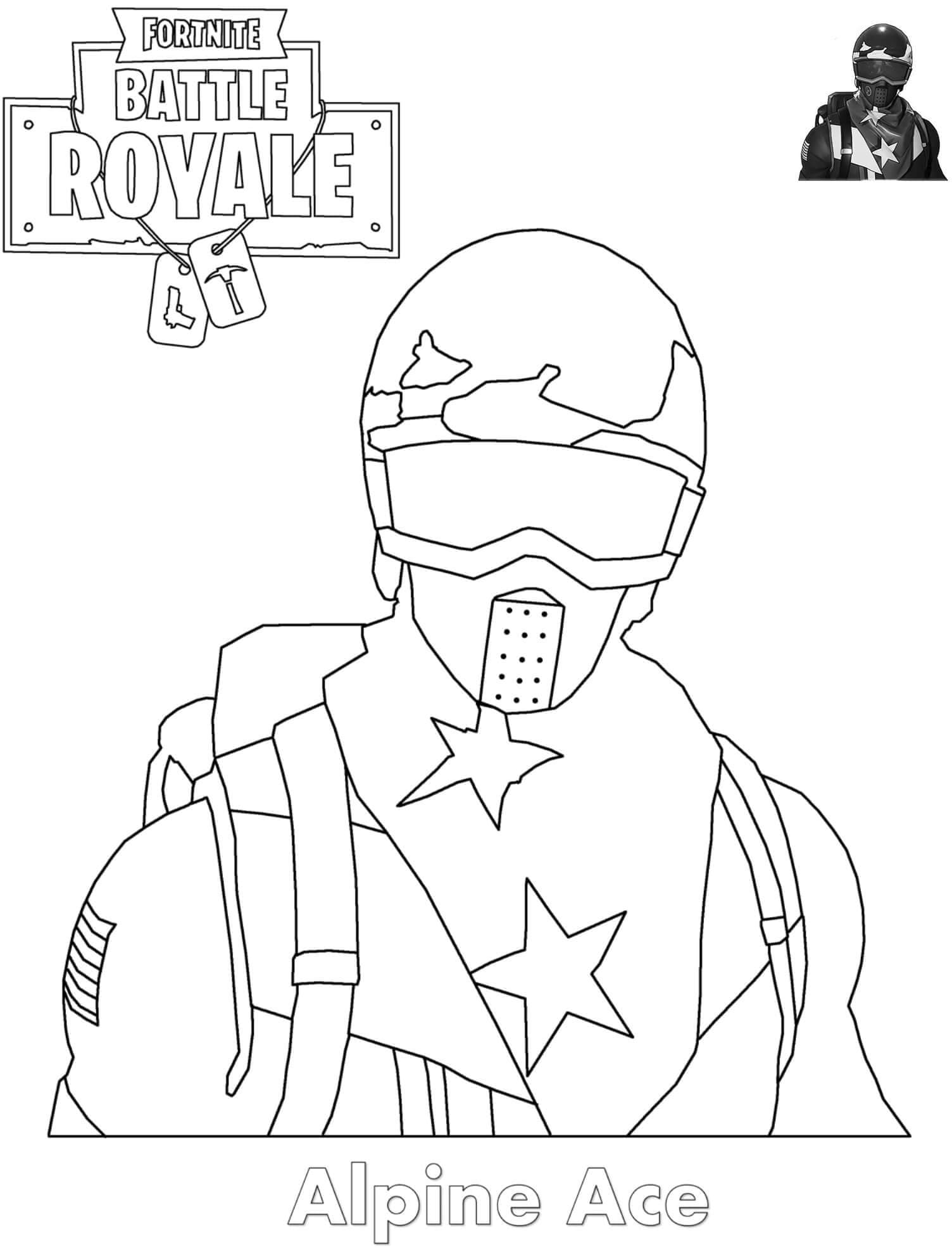 Desenho gratuito Fortnite #170168 da colecao Videogames para imprimir
