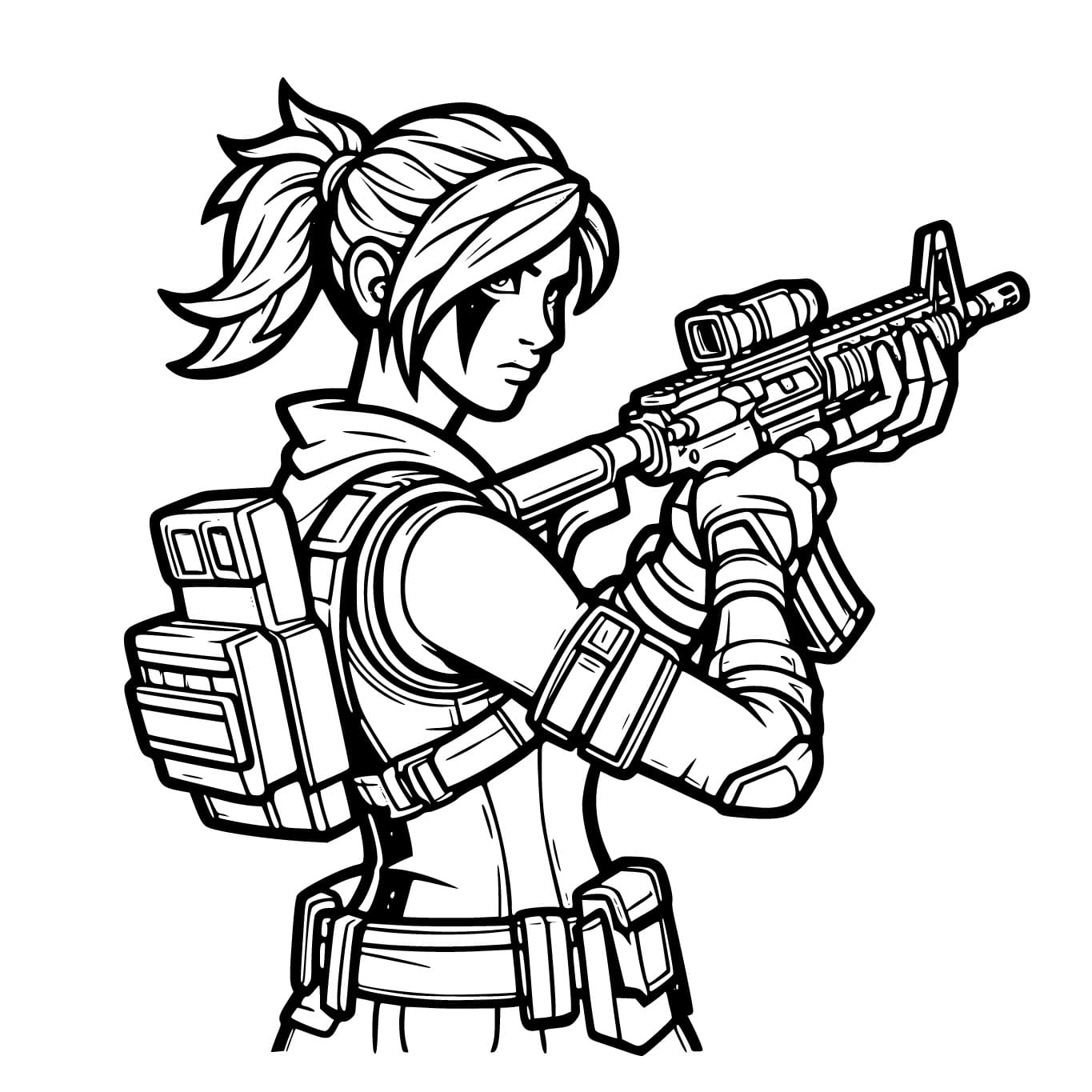 Desenho gratuito Fortnite #213122 da colecao Videogames para imprimir